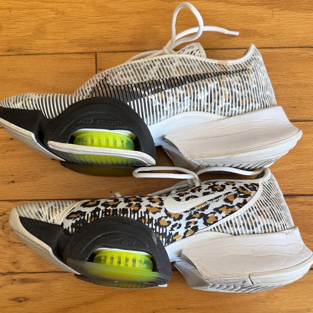 Nike Athletic Shoes - White, Black, Yellow